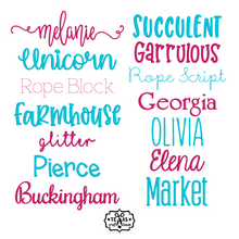 Load image into Gallery viewer, Birthday Seersucker Personalized Reusable Gift Bag