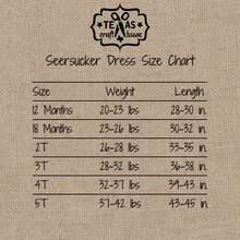 Load image into Gallery viewer, Monogrammed Toddler Americana Seersucker Ruffle Sleeve Dress