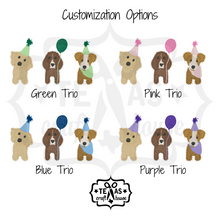 Load image into Gallery viewer, Birthday Seersucker Personalized Reusable Gift Bag