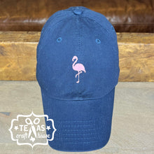 Load image into Gallery viewer, Mini Flamingo By the Seashore Baseball Hat
