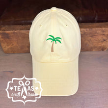 Load image into Gallery viewer, Mini Palm Tree By the Seashore Baseball Hat
