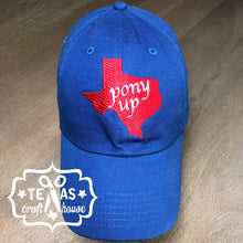 Load image into Gallery viewer, Pony Up Texas Monogram Baseball Hat