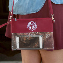 Load image into Gallery viewer, Customizable Clear Stadium Approved Purse