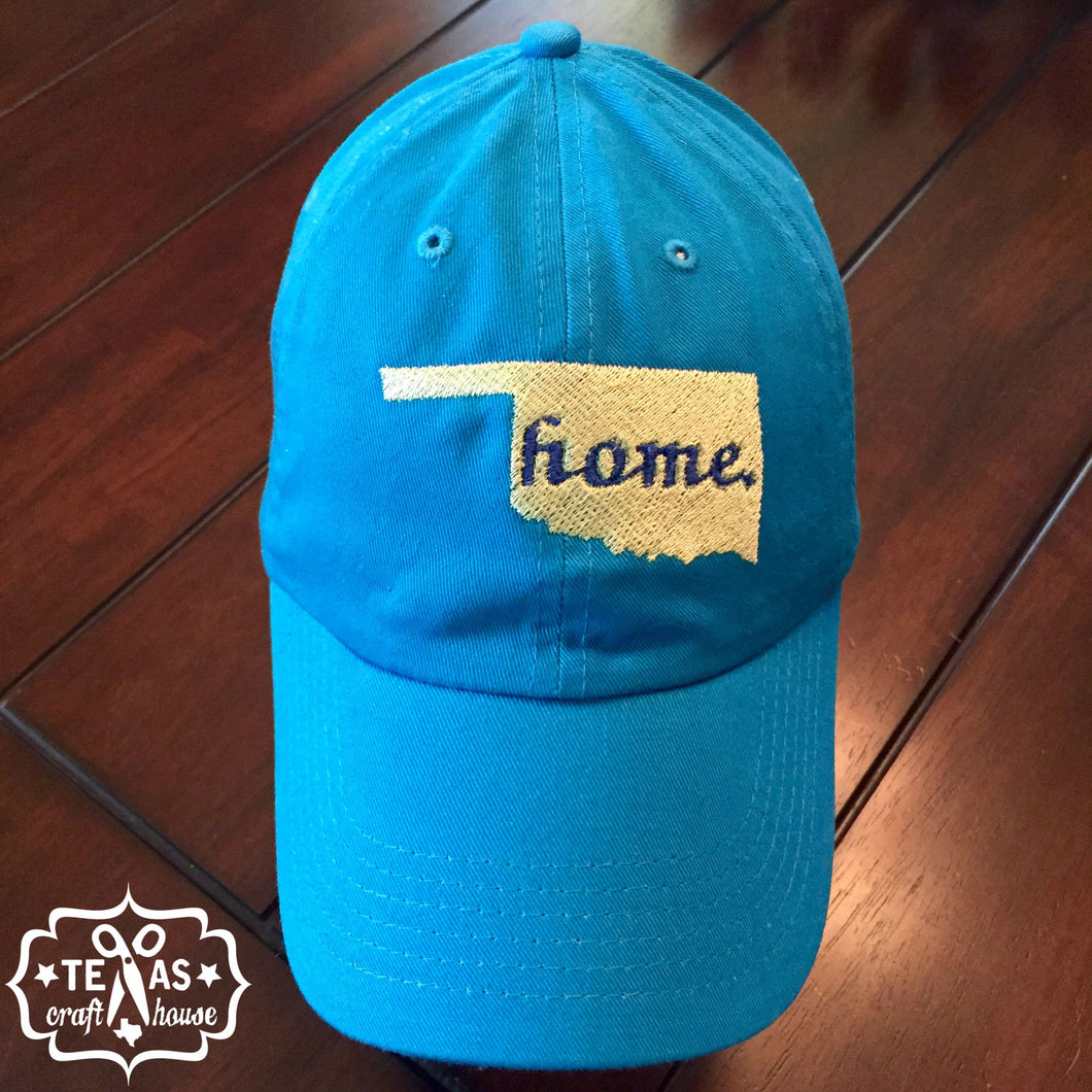 Home State Monogram Baseball Hat