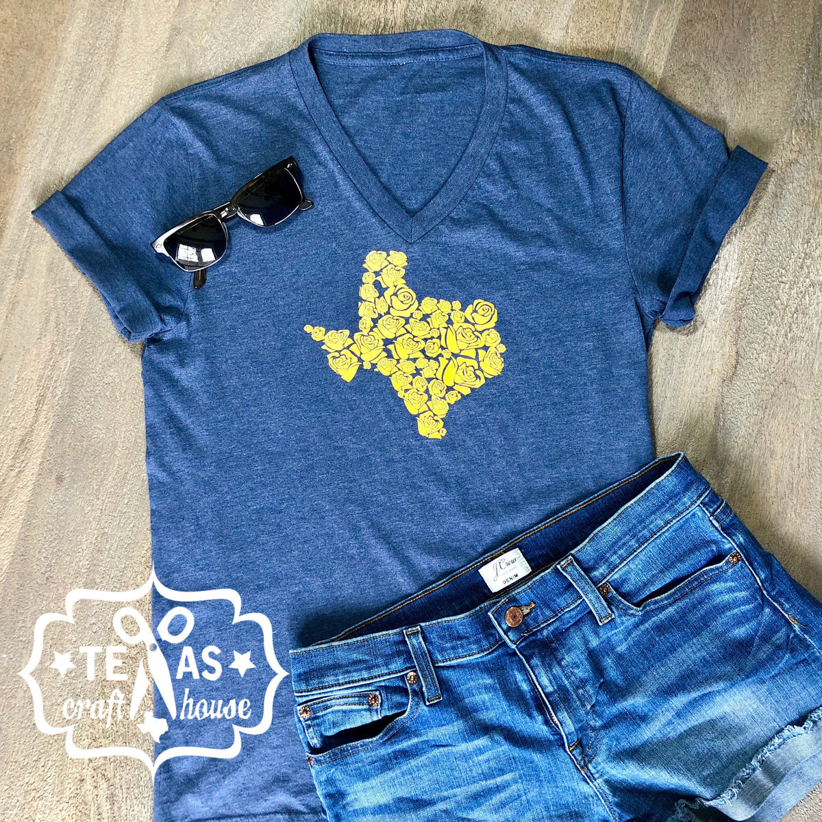 Texas Yellow Rose T-shirt – Texas Craft House