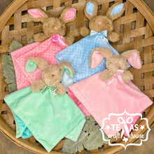 Load image into Gallery viewer, Monogrammed Plush Bunny Lovie Rattle
