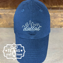 Load image into Gallery viewer, City of Dallas Skyline Baseball Hat
