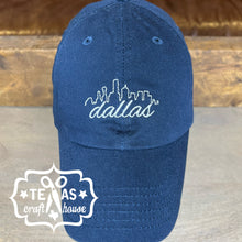 Load image into Gallery viewer, City of Dallas Skyline Baseball Hat