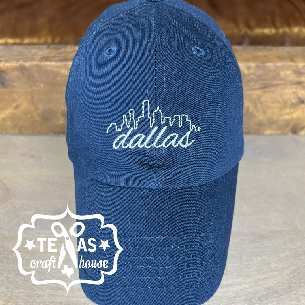 City of Dallas Skyline Baseball Hat