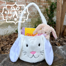 Load image into Gallery viewer, Personalized Plush Easter Bunny Basket