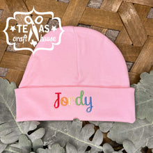 Load image into Gallery viewer, Newborn Rainbow Baby Hat