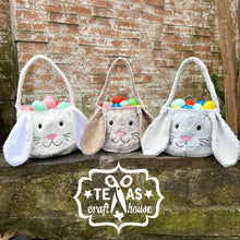Load image into Gallery viewer, Personalized Plush Easter Bunny Basket