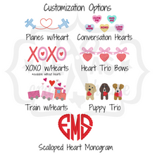 Load image into Gallery viewer, Valentine’s Day Seersucker Personalized Reusable Class Exchange Gift Bag