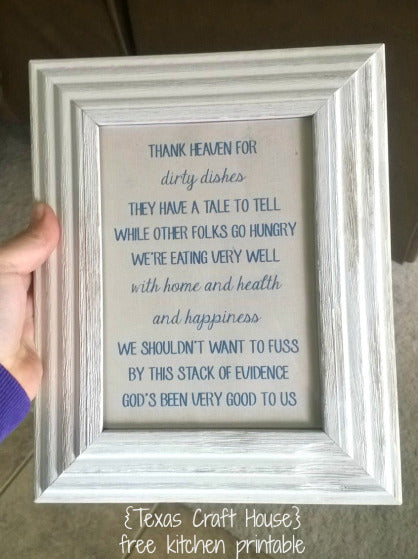 Free Kitchen Printable