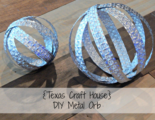 DIY Metal Orb Decor