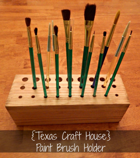 Paint Brush Holder Tutorial