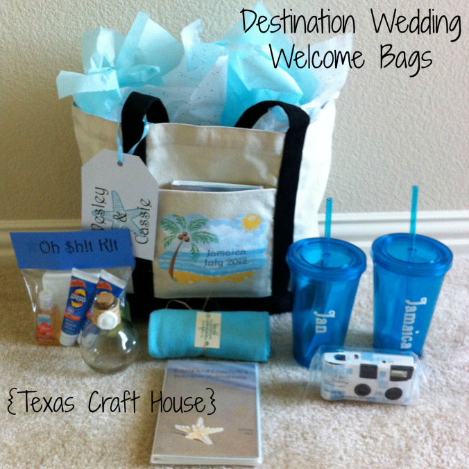 Destination Wedding Welcome Bags - DIY