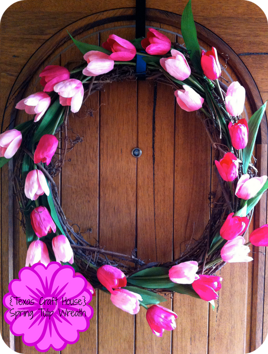 Spring Tulip Wreath