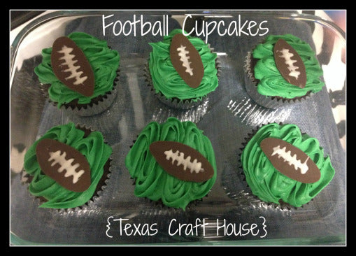 Game Day Football Cupcakes