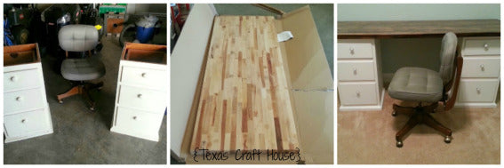 Making a Desk from Nightstands
