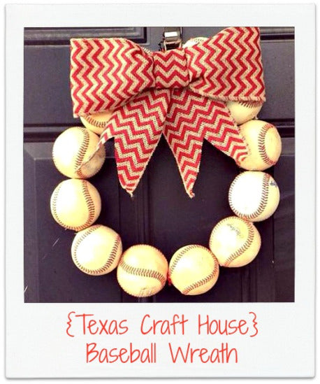 Baseball Wreath Tutorial