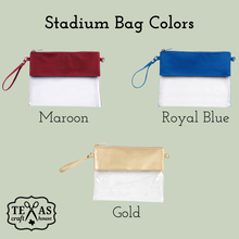 Load image into Gallery viewer, Customizable Clear Stadium Approved Purse
