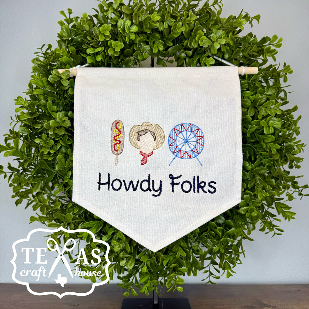 State Fair Themed Canvas Banner