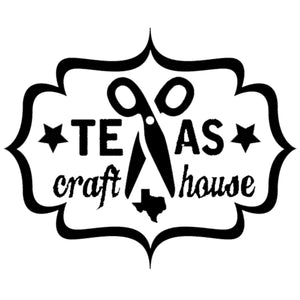 Texas Craft House where the X is replaced with a pair of scissors