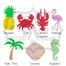 Load image into Gallery viewer, Mini Crawfish By the Seashore Baseball Hat
