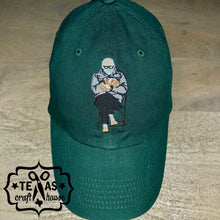 Load image into Gallery viewer, Bernie in Mittens Monogram Baseball Hat
