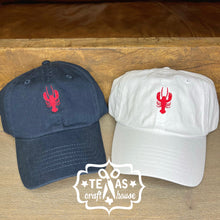 Load image into Gallery viewer, Mini Lobster By the Seashore Baseball Hat

