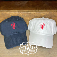 Load image into Gallery viewer, Mini Crawfish By the Seashore Baseball Hat

