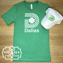 Load image into Gallery viewer, St Patrick&#39;s Day City of Dallas Logo T-shirt
