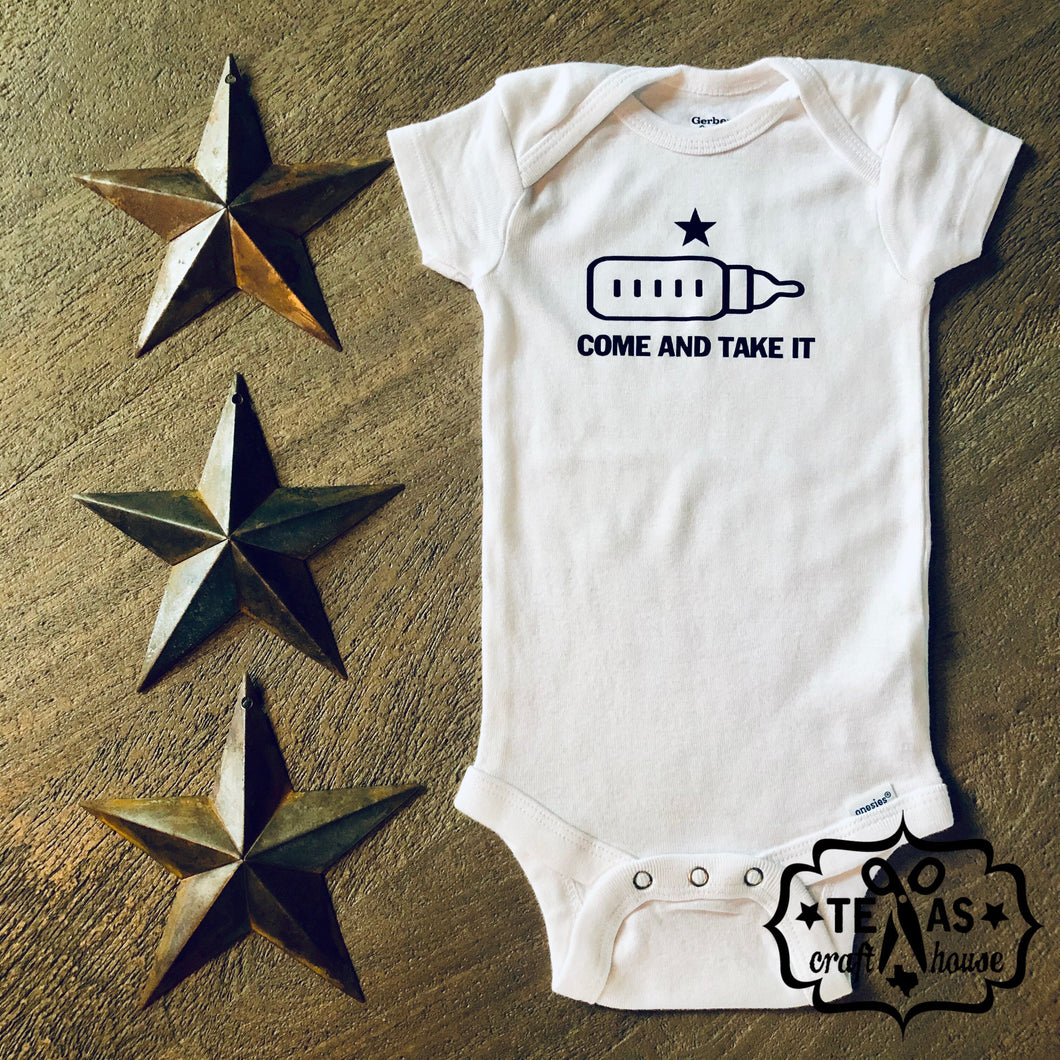 Come and Take It Texas Bottle Bodysuit