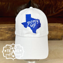 Load image into Gallery viewer, Pony Up Texas Monogram Baseball Hat
