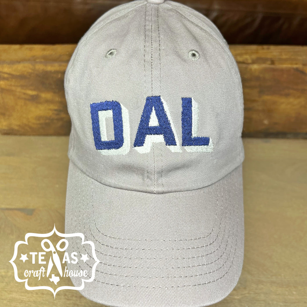 Dallas Airport Code Baseball Hat