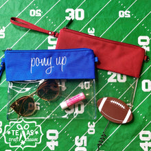 Load image into Gallery viewer, Custom Game Day Purse | Stadium Approved Clear Purse | Clear Game Day Purse
