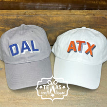 Load image into Gallery viewer, Dallas Airport Code Baseball Hat
