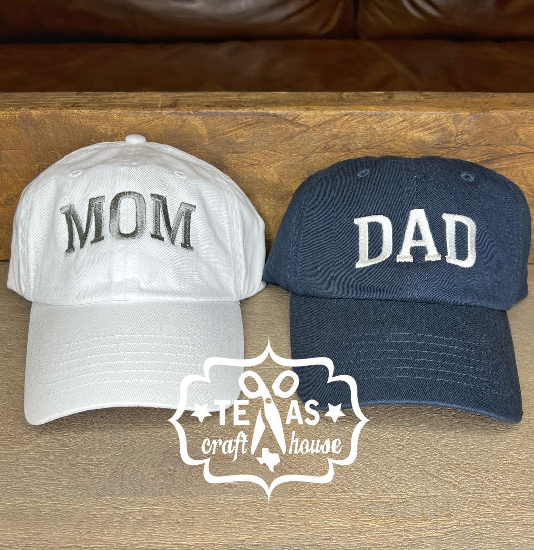 Mom and Dad To Be Hats