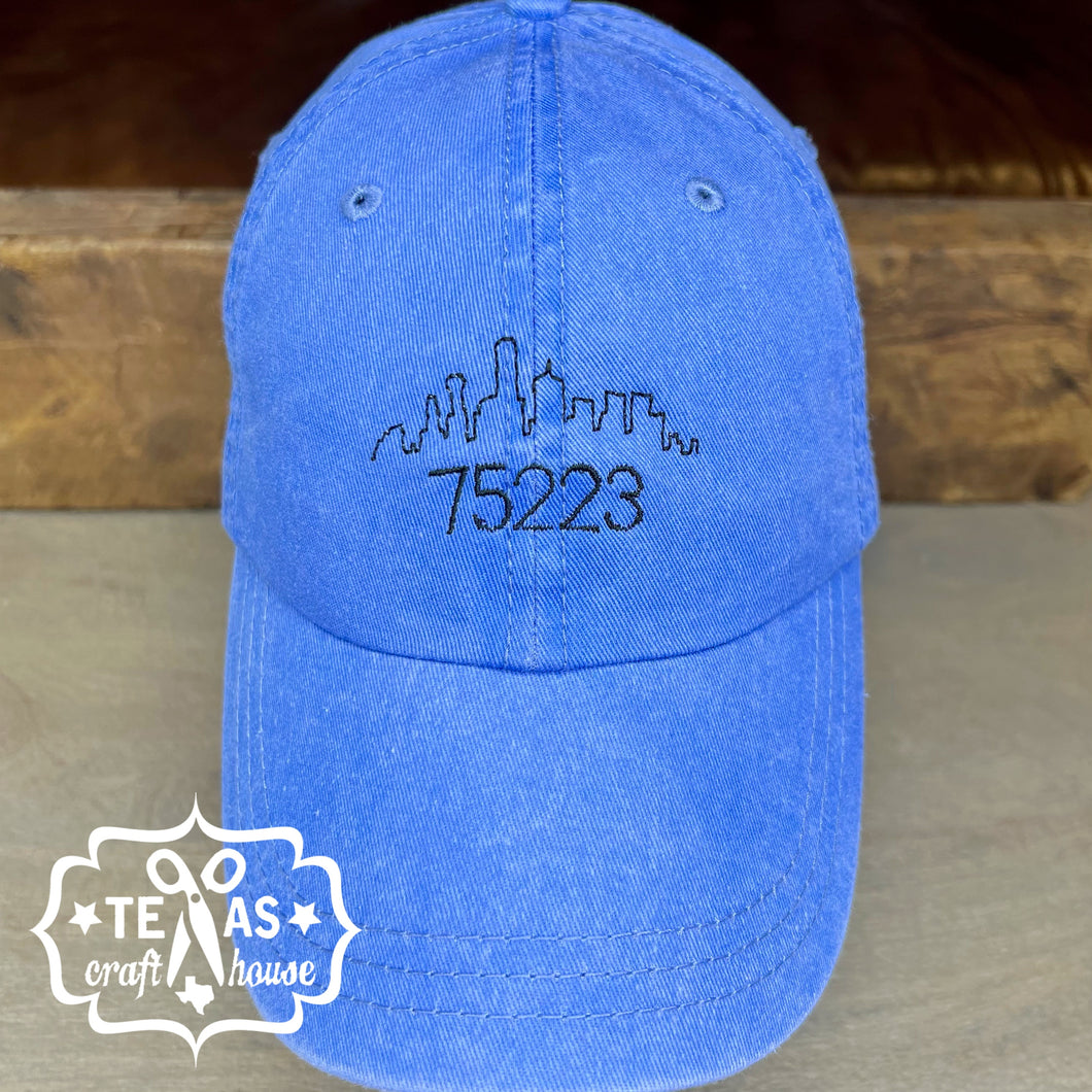 City of Dallas Zip Code Baseball Hat
