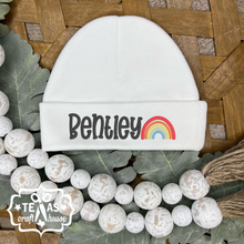 Load image into Gallery viewer, Newborn Rainbow Baby Hat
